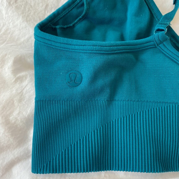 LULULEMON teal sports bra - Convertible - Picture 4 of 5